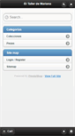 Mobile Screenshot of eltallerdemariana.com