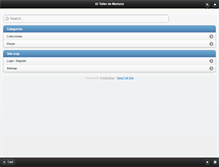 Tablet Screenshot of eltallerdemariana.com